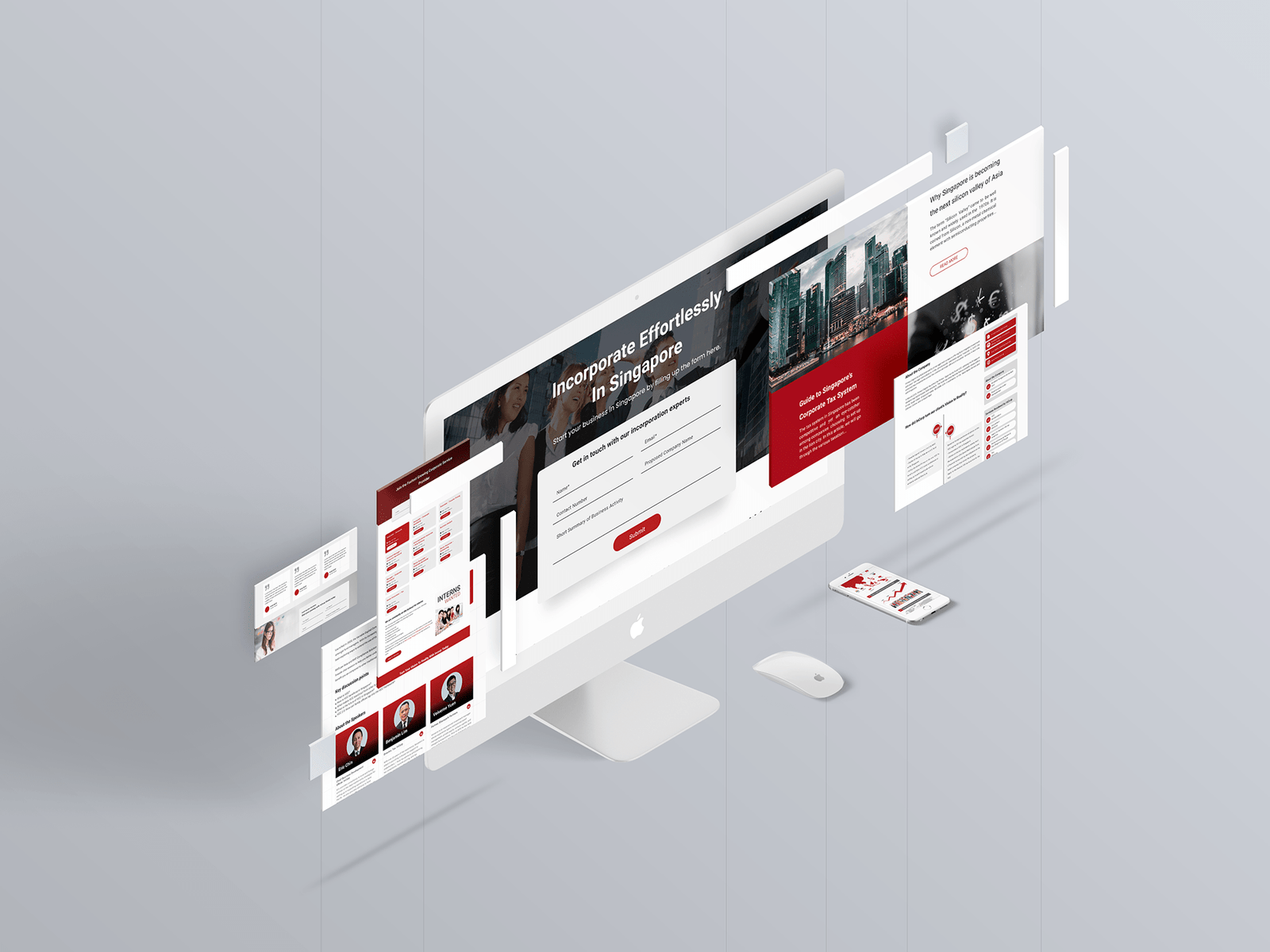 CORPORATE LANDING PAGE DESIGN